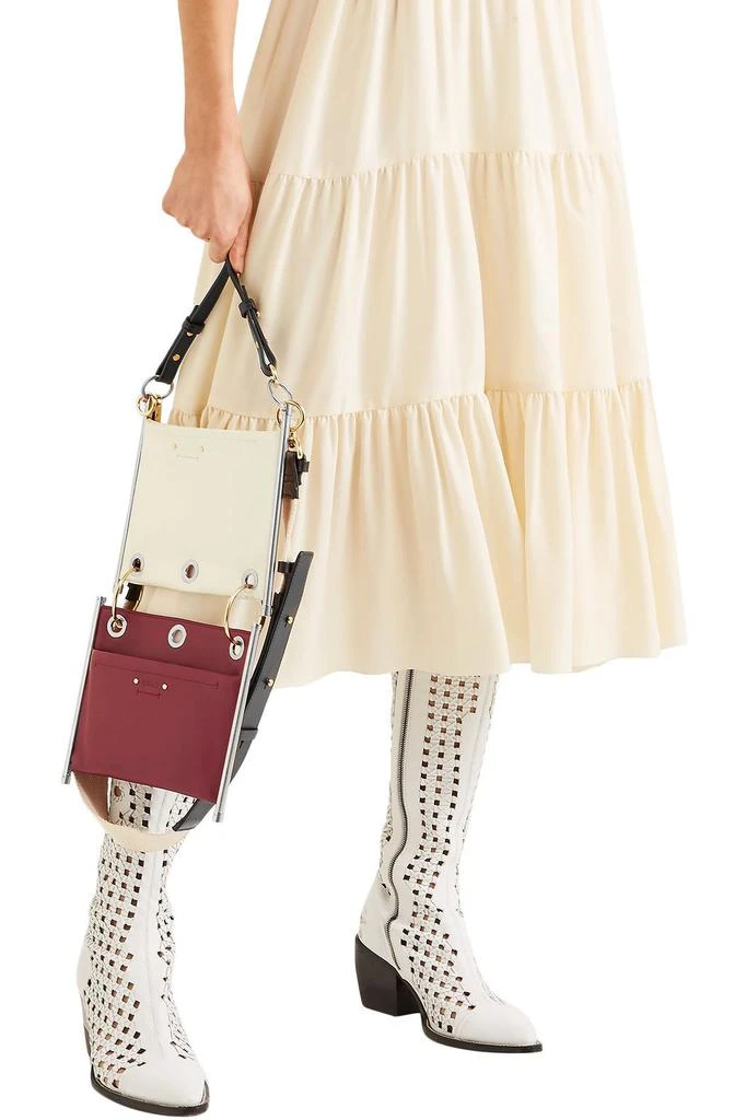 商品Chloé|Roy convertible two-tone leather shoulder bag,价格¥7152,第2张图片详细描述