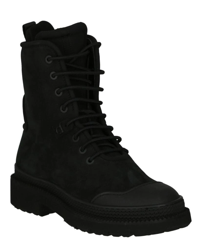 商品Salvatore Ferragamo|Mixed Media Combat Boots,价格¥3255,第2张图片详细描述