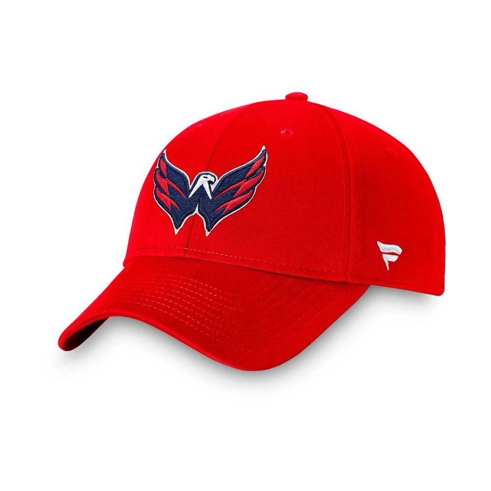 商品Fanatics|Men's Red Washington Capitals Core Adjustable Hat,价格¥165,第1张图片