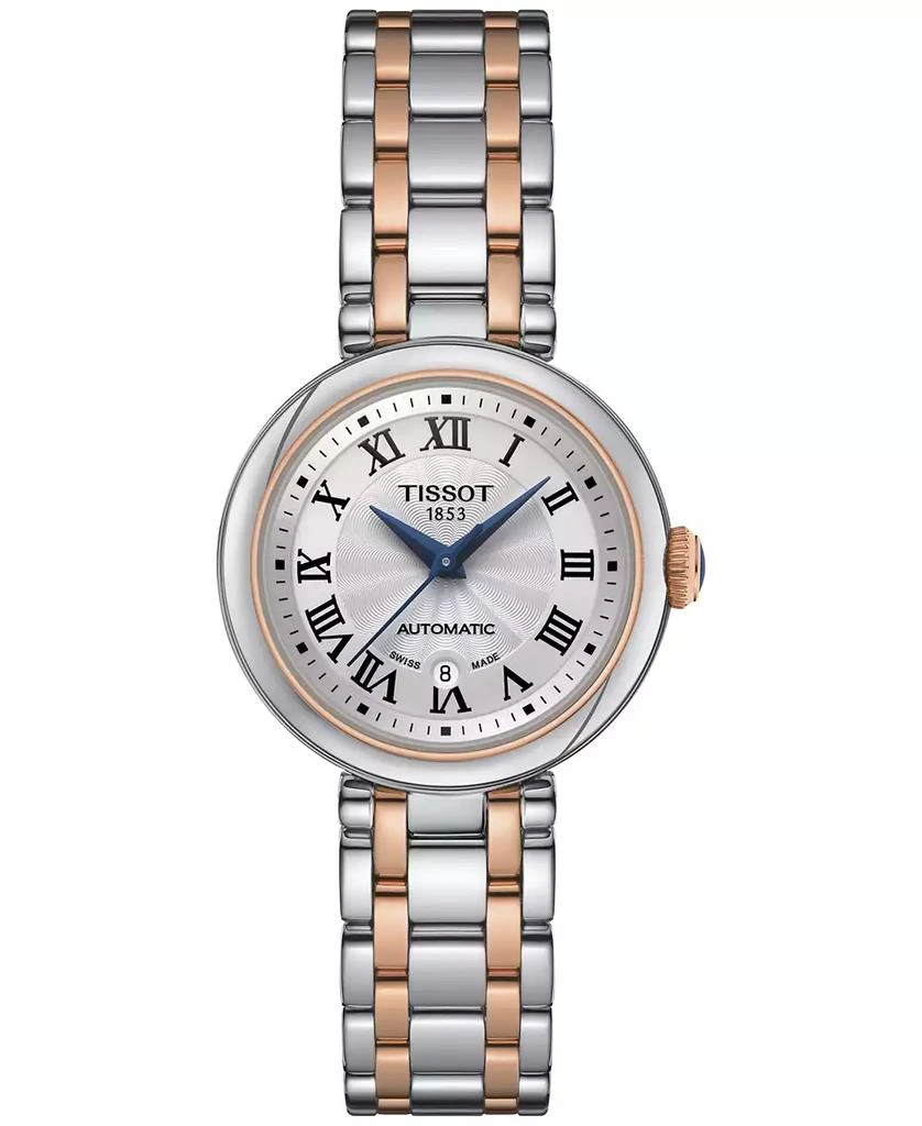 商品Tissot|Women's Bellissima Two-Tone PVD Stainless Steel Bracelet Watch 29mm,价格¥6487,第1张图片