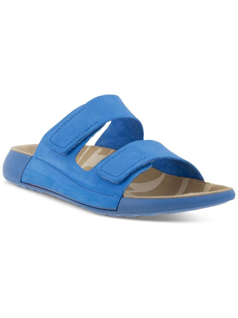 Cozmo Womens Velcro Flat Slide Sandals商品第1张图片规格展示