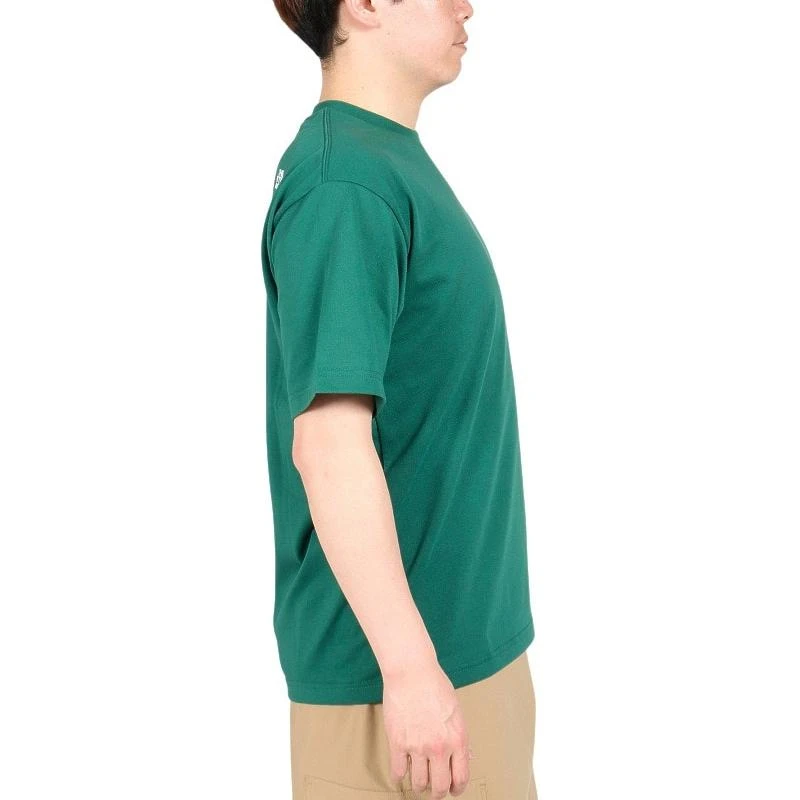 商品[国内直发] The North Face|北面 纯色Logo徽标快干圆领短袖T恤 男款 绿色,价格¥765,第7张图片详细描述