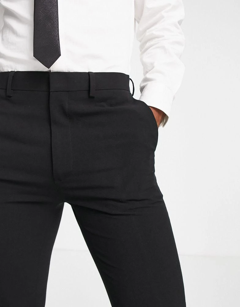 商品ASOS|ASOS DESIGN super skinny smart trouser multipack in black,价格¥207,第3张图片详细描述