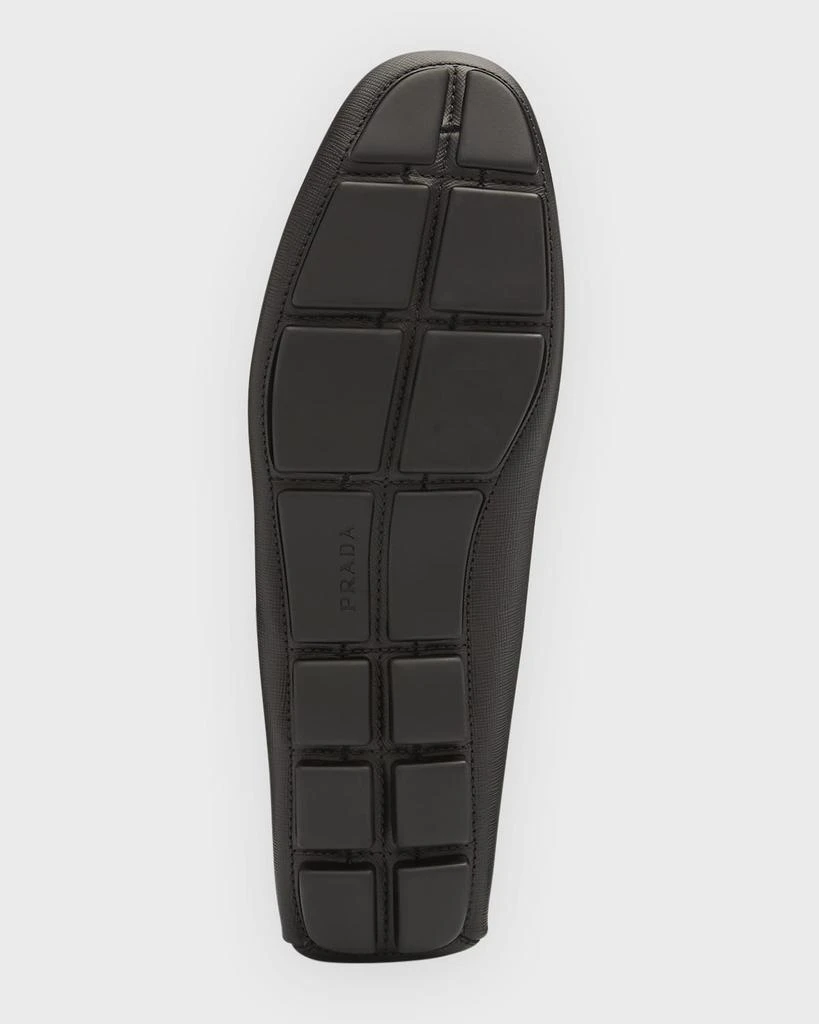 Men's Saffiano Leather Penny Drivers 商品