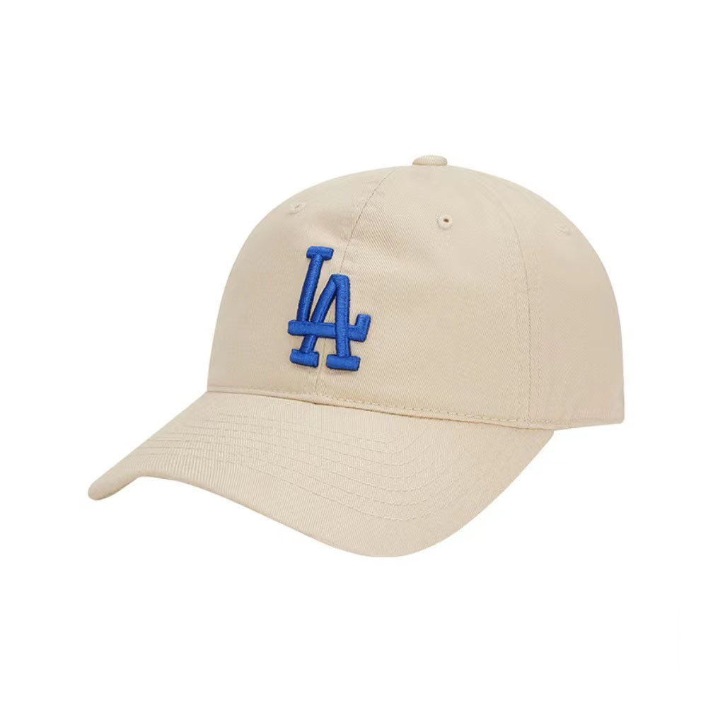商品MLB|【享贝家】MLB LA 鸭舌帽棒球帽 卡其色LA蓝大标 男女同款 3ACP6601N-07BGS,价格¥170,第1张图片