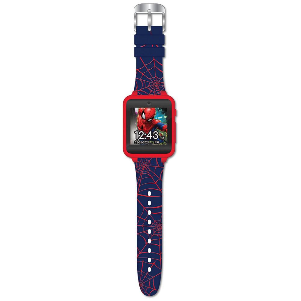 Kid's Spiderman Black Silicone Strap Smart Watch 46x41mm商品第2张图片规格展示