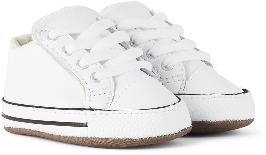 Baby White Easy-On Chuck Taylor All Star Cribster Sneakers商品第4张图片规格展示