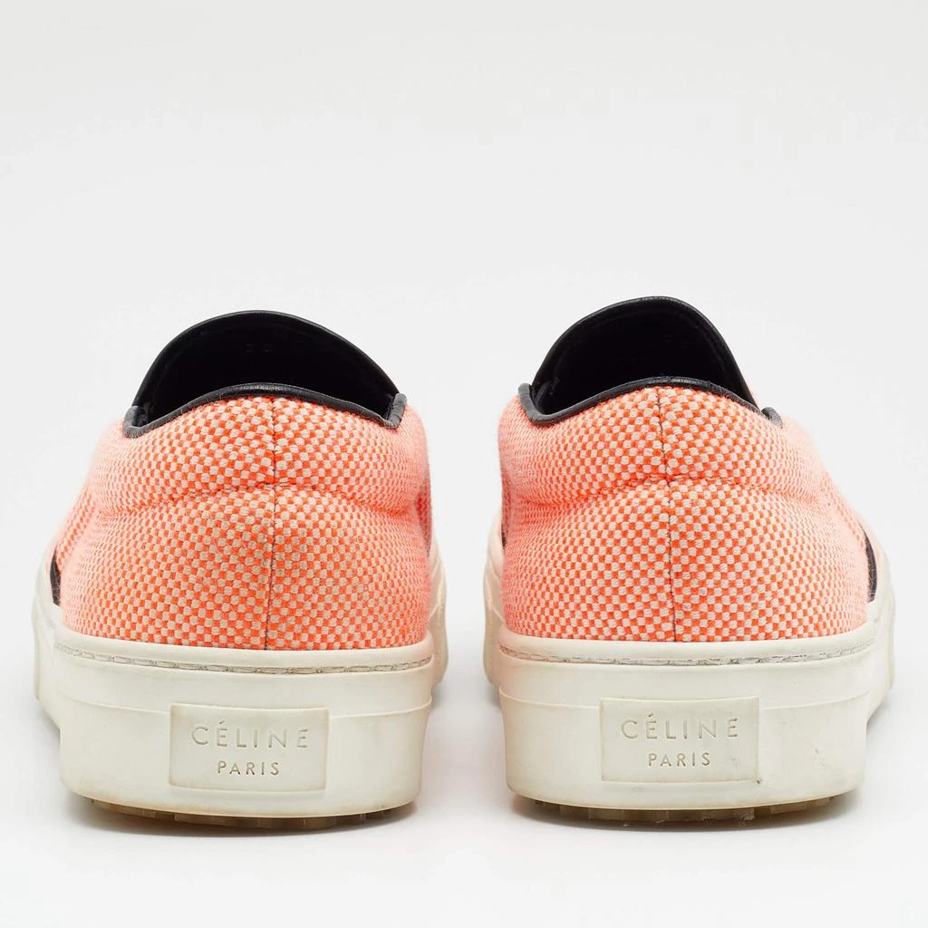 商品[二手商品] Celine|Celine Orange Canvas Slip On Sneakers Size 38,价格¥1614,第5张图片详细描述