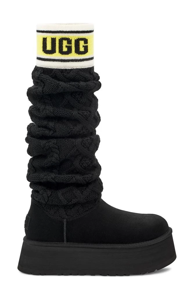 商品UGG|Letter Tall 女款 黑黄 靴子 UGG  1144044,价格¥1139,第3张图片详细描述