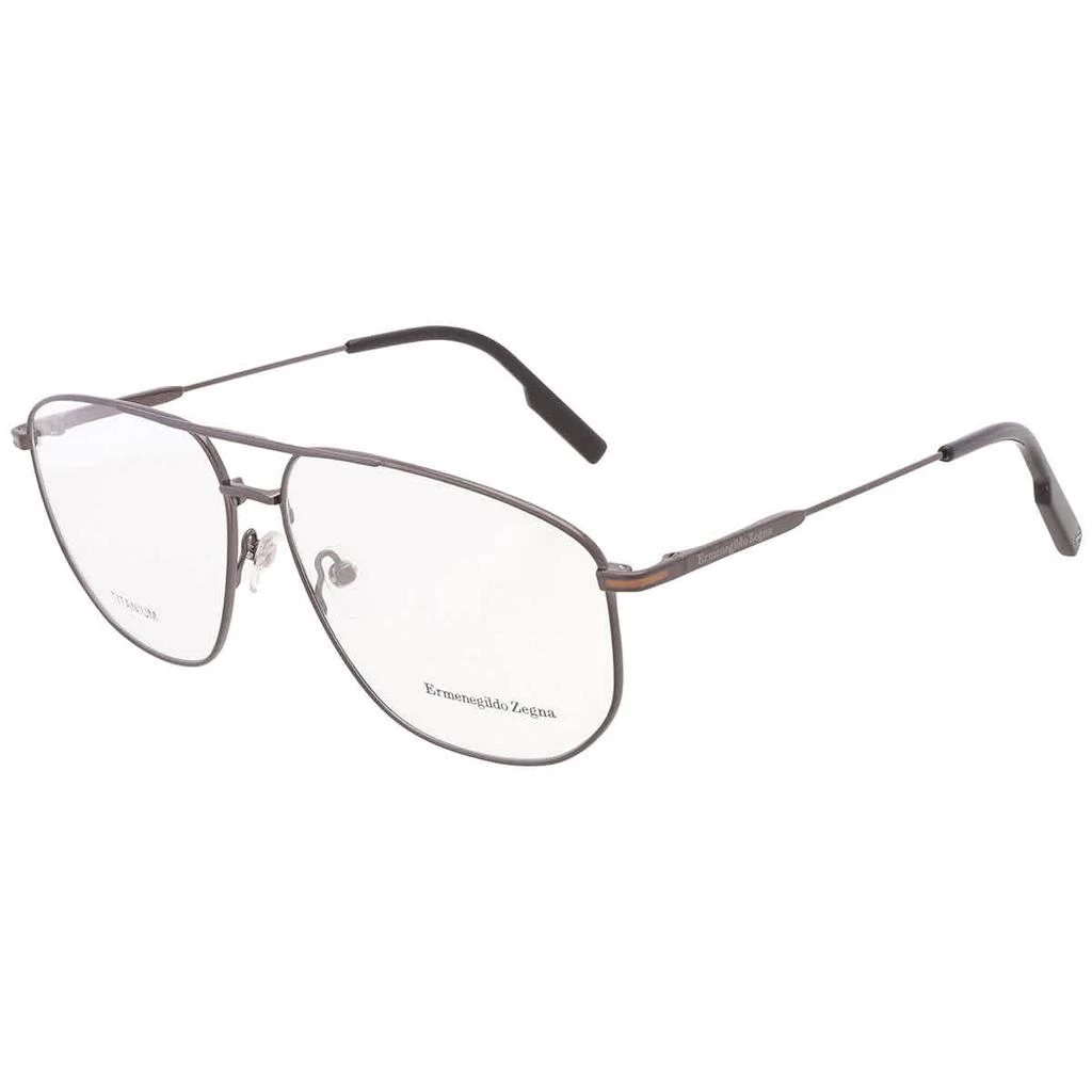 商品Zegna|Demo Pilot Men's Titanium Eyeglasses EZ5242 009 60,价格¥520,第3张图片详细描述