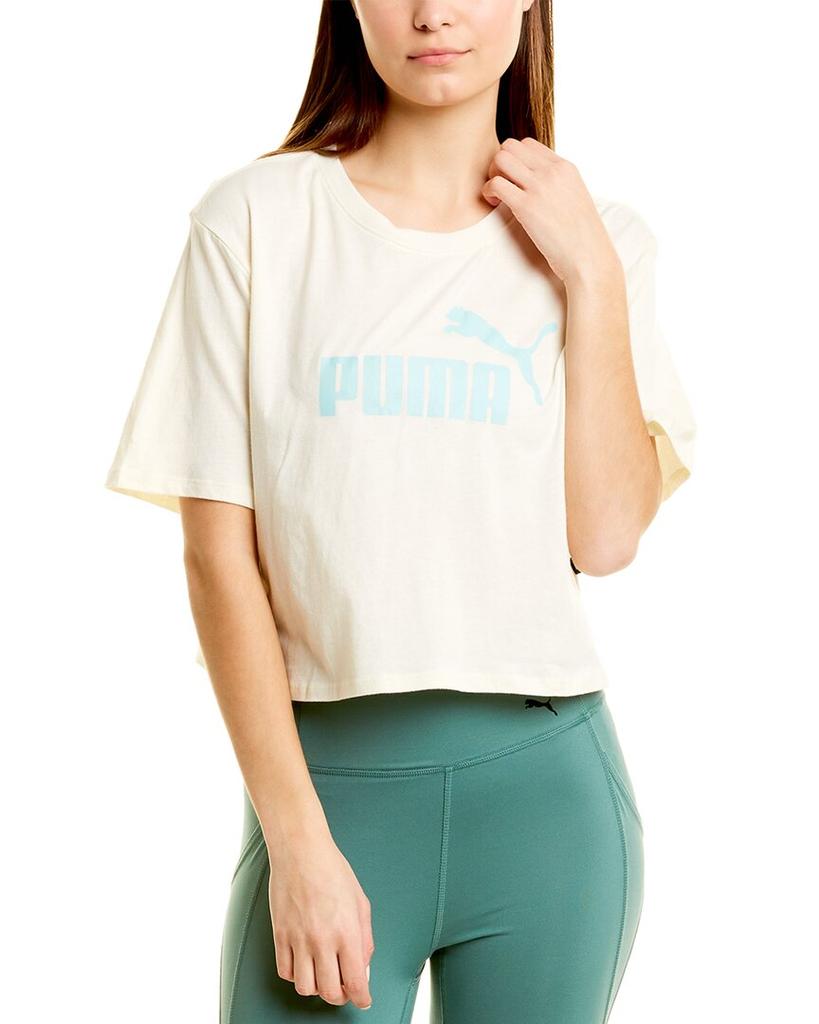 PUMA Ess+ Cropped Logo T-Shirt商品第1张图片规格展示