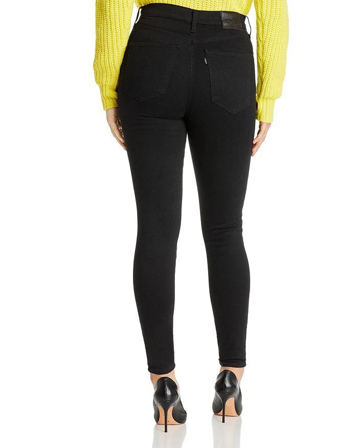 商品Levi's|Mile High Super Skinny Jeans in Black Galaxy,价格¥262,第4张图片详细描述