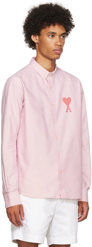 商品AMI|Pink Ami De Cœur Shirt,价格¥1491,第4张图片详细描述