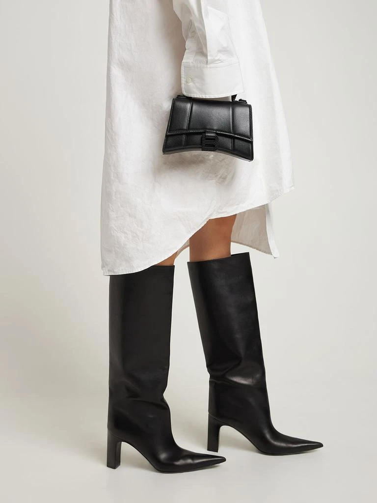 商品Balenciaga|Xs Hourglass Leather Top Handle Bag,价格¥22426,第1张图片详细描述