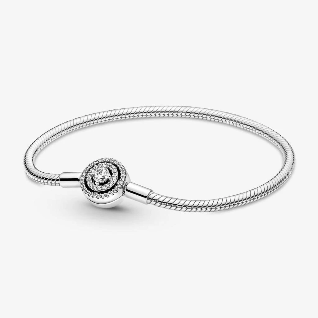 商品PANDORA|Women's Hearts Bracelet In Sterling Silver,价格¥627,第1张图片