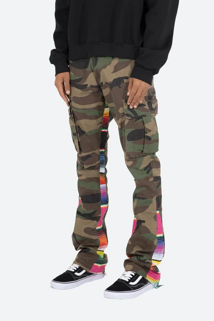 商品MNML|Serape Bootcut Cargo Pants - Camo,价格¥259,第3张图片详细描述