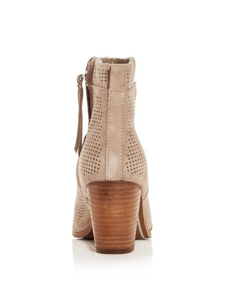 商品TOMS|Women's Lunata Perforated High Heel Booties,价格¥675,第4张图片详细描述