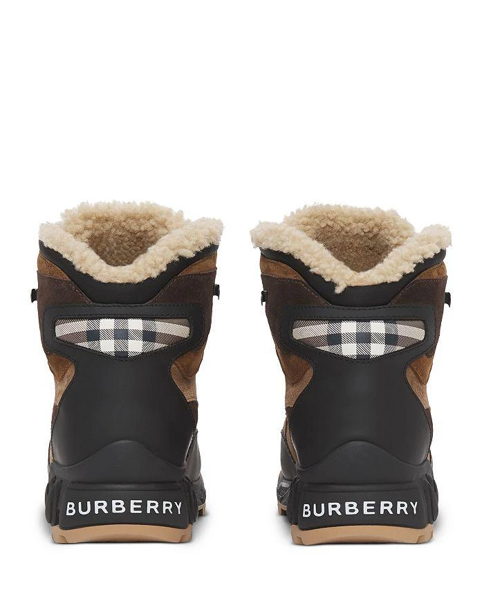 商品Burberry|Men's Suede Shearling Lined Hiking Boots,价格¥7409,第3张图片详细描述