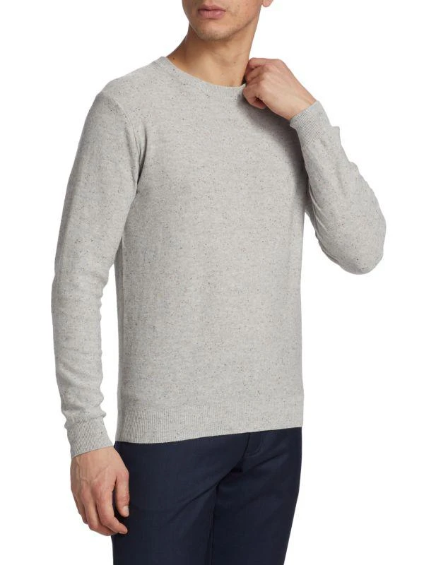 商品Saks Fifth Avenue|Slim Fit Nep Crewneck Sweater,价格¥169,第3张图片详细描述