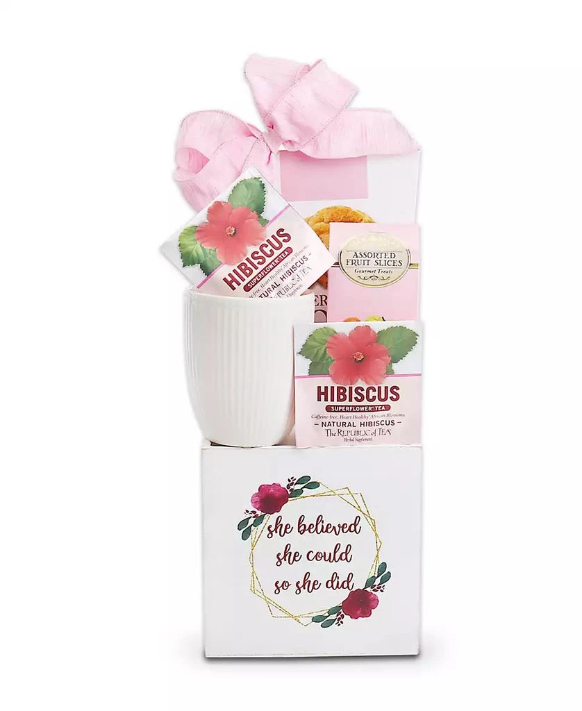 商品Alder Creek Gift Baskets|She Believed Wood Box 7 Piece Gift Crate,价格¥223,第2张图片详细描述
