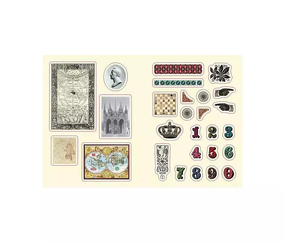 商品Barnes & Noble|Cabinet of Curiosities: Over 1,000 Curated Stickers from the Fascinating Collections of the Smithsonian by Smithsonian Institution,价格¥298,第4张图片详细描述