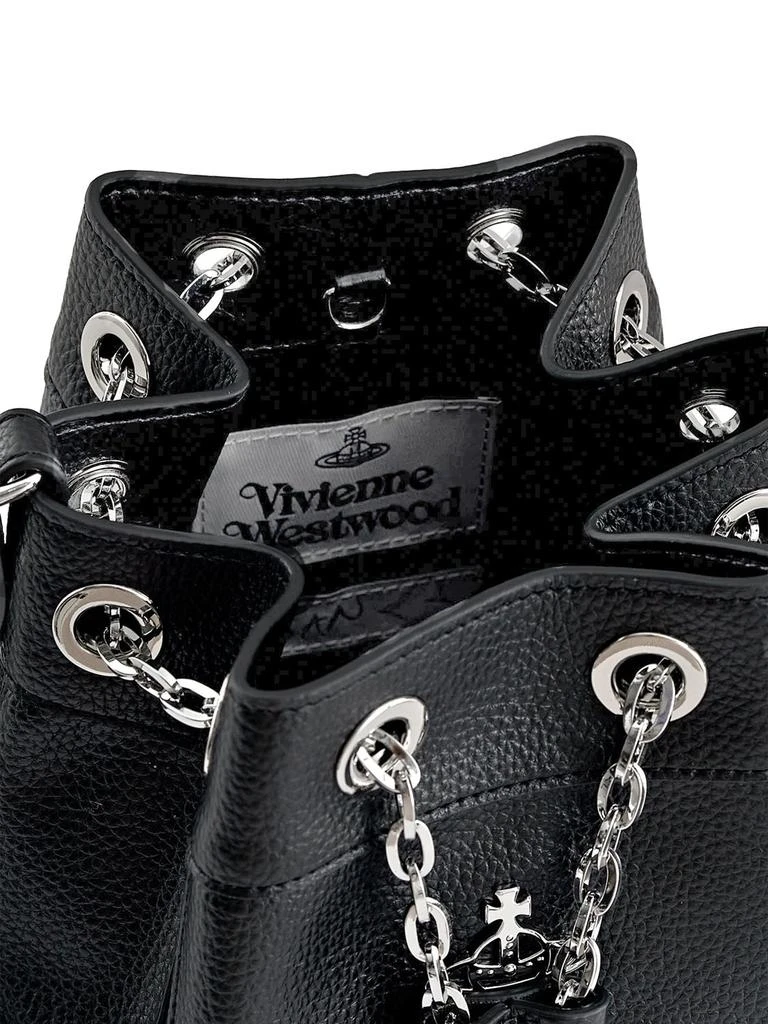 商品Vivienne Westwood|Small Chrissy Faux Leather Bucket Bag,价格¥3335,第2张图片详细描述