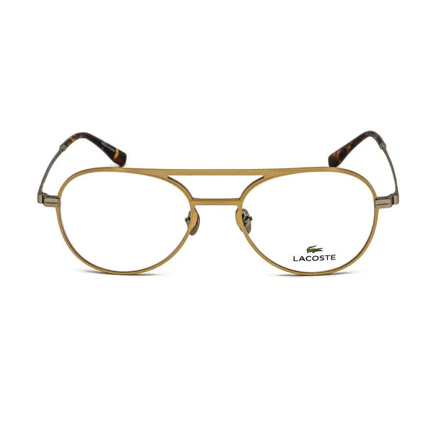 商品Lacoste|Lacoste Mens Gold Tone Round Eyeglass Frames L2274E71453,价格¥327,第2张图片详细描述