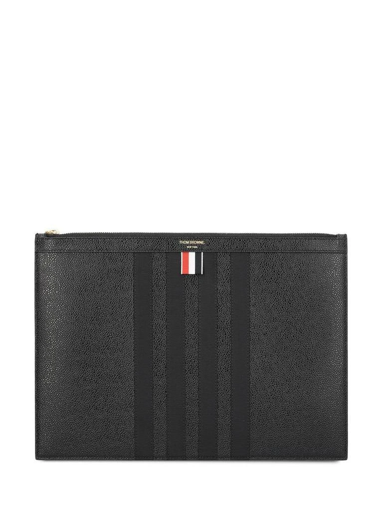 商品Thom Browne|Thom Browne Small Leather Goods in Black,价格¥3714,第1张图片