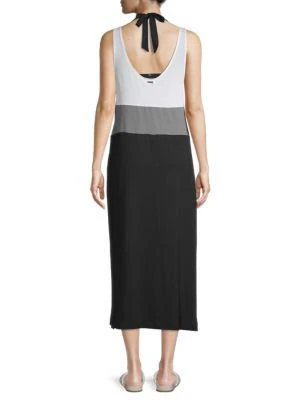 商品Calvin Klein|Colorblock Sleeveless Midi Dress,价格¥107,第2张图片详细描述