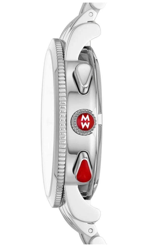 商品Michele|Women's Stainless Sport Sail Watch, 38 MM - 0.06ctw,价格¥5792,第2张图片详细描述