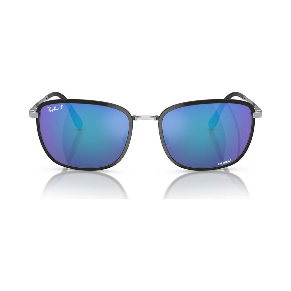 商品Ray-Ban|Men's Polarized Sunglasses, RB3705 Chromance,价格¥1911,第5张图片详细描述