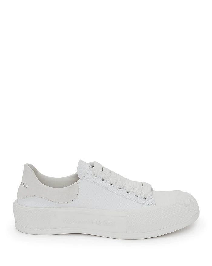 商品Alexander McQueen|Women's Deck Plimsoll Low Top Sneakers,价格¥1953,第1张图片