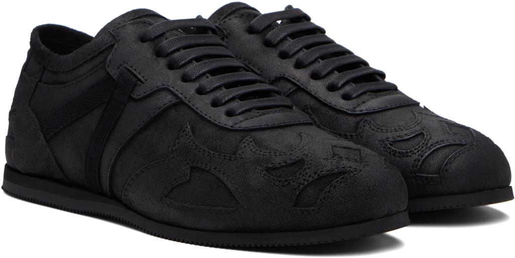 靴 Ann Demeulemeester ANN DEMEULEMEESTER Black Milton Low-Top Boxing Sneakers - Casual