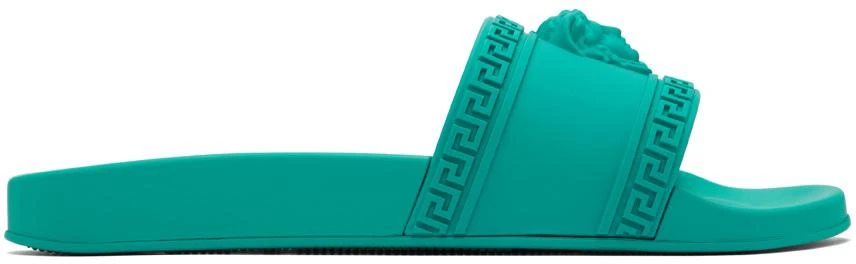 商品Versace|Green Palazzo Slides,价格¥1134,第1张图片