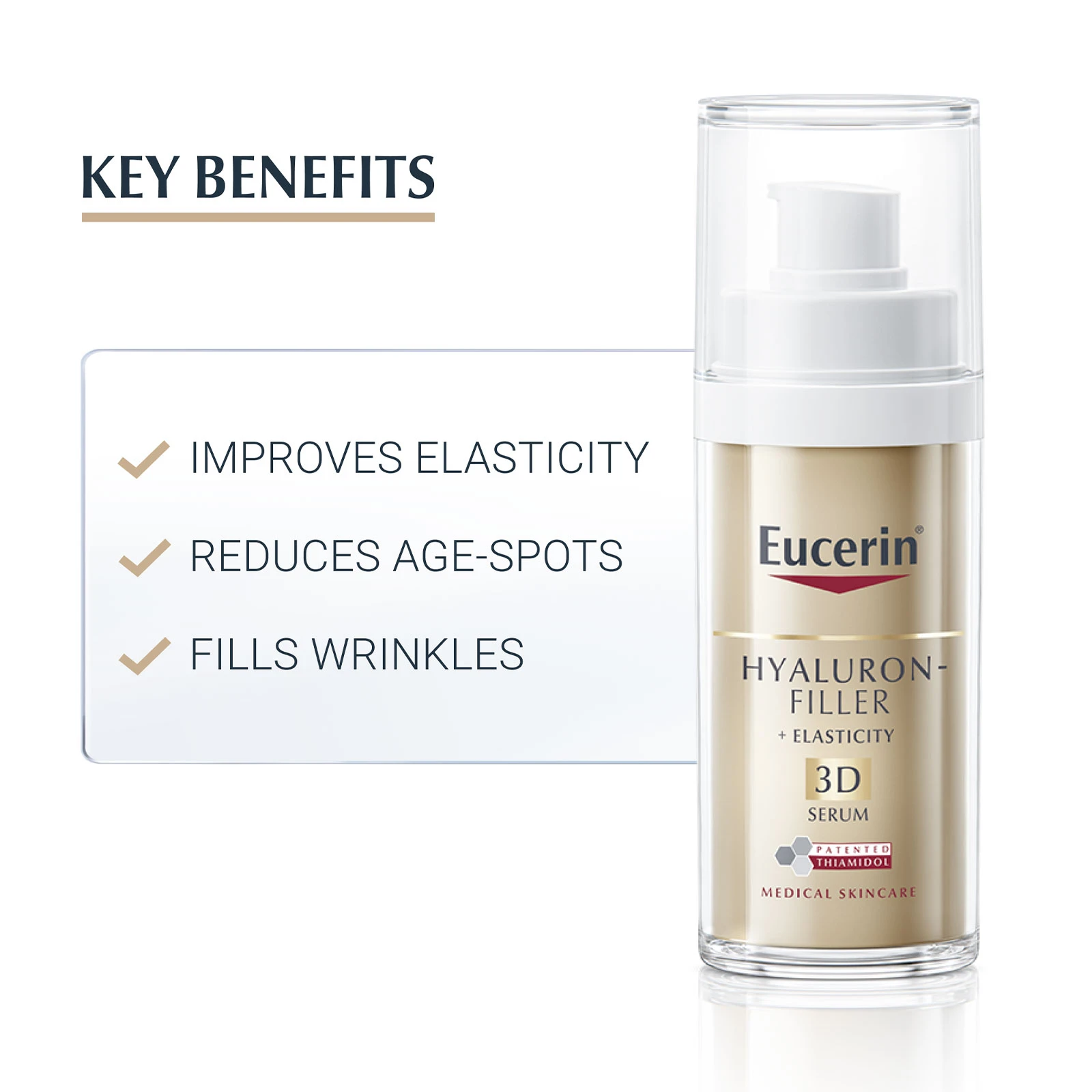 Eucerin 优色林 玻尿酸3D抗衰亮白充盈精华液 30ml 商品