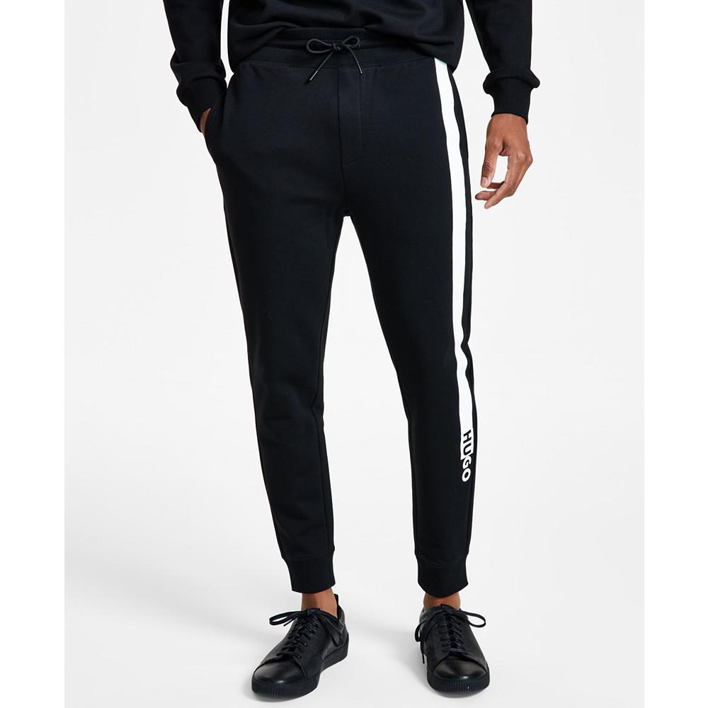 Boss Men's Dexray Logo Stripe Drawstring Sweatpants, Created for Macy's商品第1张图片规格展示