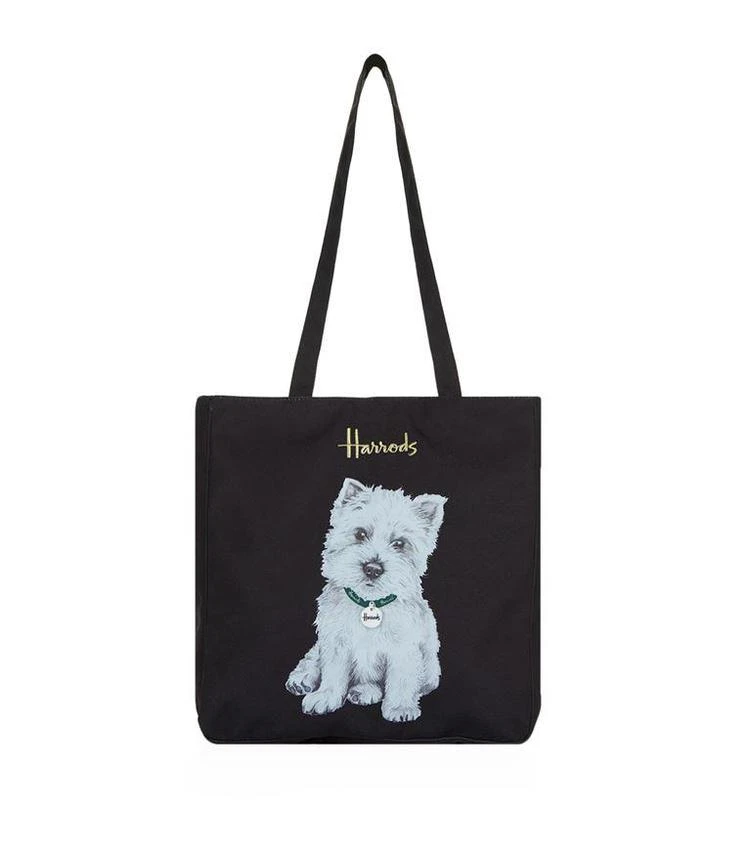 商品Harrods|Westie Puppy Canvas Tote Bag,价格¥261,第1张图片