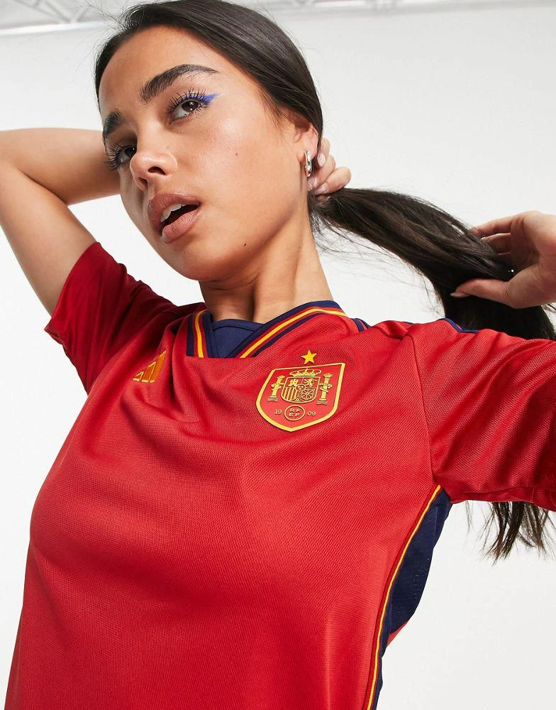 商品Adidas|adidas Football Spain World Cup 2022 home shirt in red,价格¥398,第3张图片详细描述