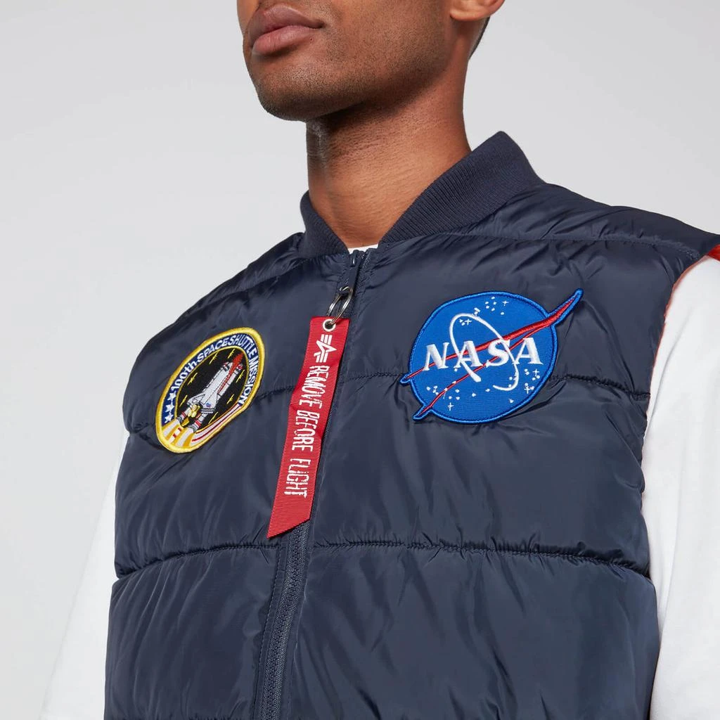 商品Alpha Industries|Alpha Industries Nasa Shell Puffer Vest,价格¥451,第4张图片详细描述