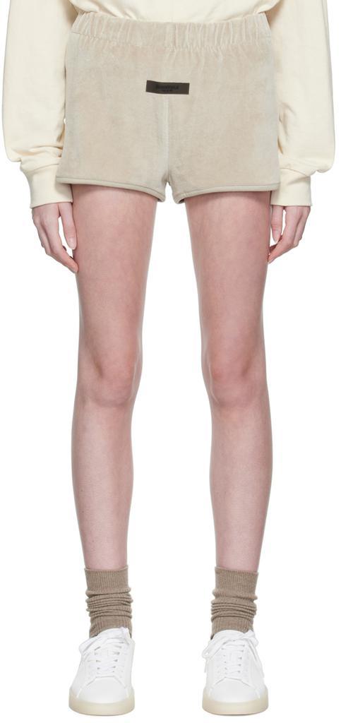商品Essentials|Gray Cotton Shorts,价格¥353,第1张图片