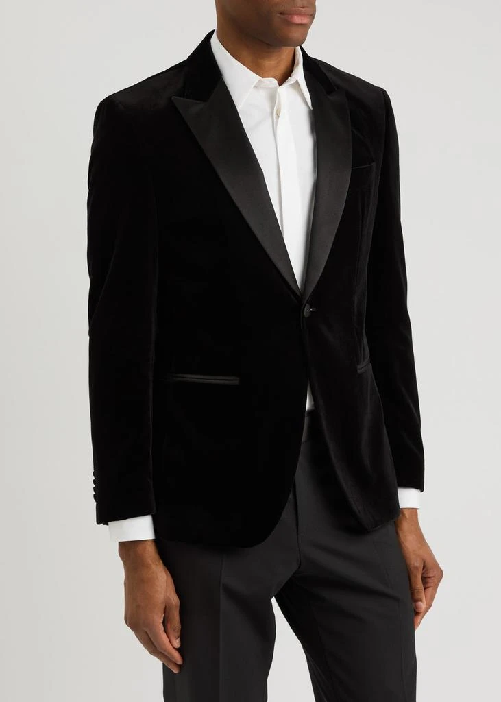 商品Hugo Boss|Hutson velvet blazer ,价格¥2583,第2张图片详细描述