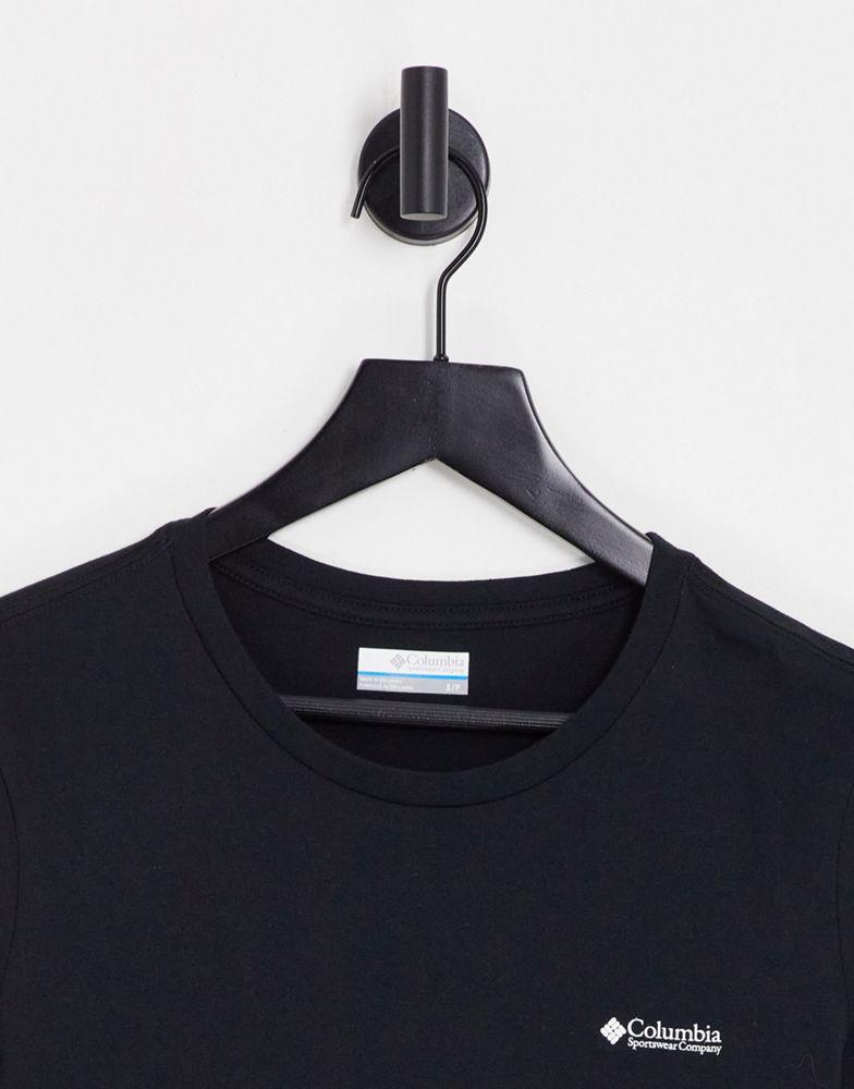 Columbia Rapid Ridge back print t-shirt in black Exclusive at ASOS商品第4张图片规格展示