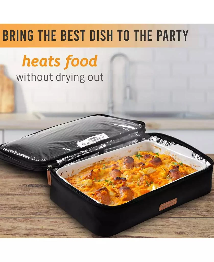 商品HOTLOGIC|Portable Casserole Expandable Max Oven XP, Teal,价格¥965,第3张图片详细描述