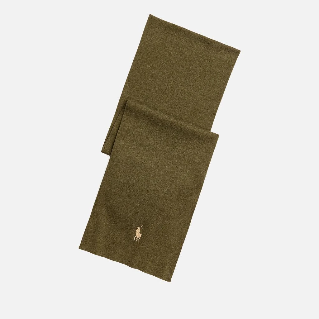 商品Ralph Lauren|Polo Ralph Lauren Men's Pima Cotton Scarf - Army Olive Heather,价格¥522,第1张图片