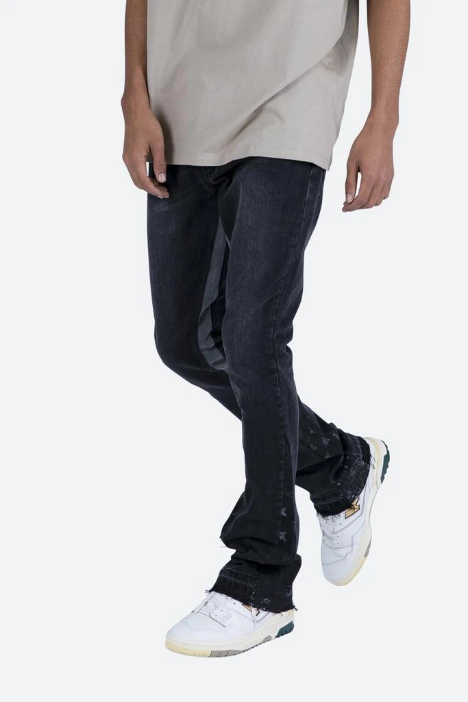 B167 Paisley Flare Denim - Black 商品