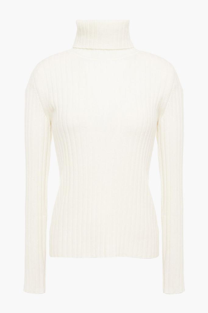 Ribbed cashmere turtleneck sweater商品第1张图片规格展示