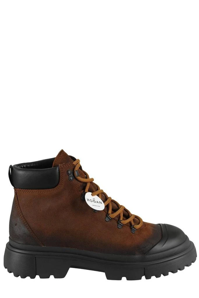 商品hogan|Hogan H619 Chunky-Sole Lace-Up Boots,价格¥3482,第1张图片