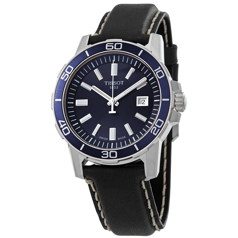 商品Tissot|Tissot T-Sport Quartz Blue Dial Men's Watch T125.610.16.041.00,价格¥1308,第1张图片