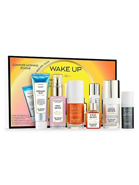 商品Sunday Riley|Wake Up With Me Complete Brightening Morning Routine 6-Piece Set,价格¥721,第1张图片