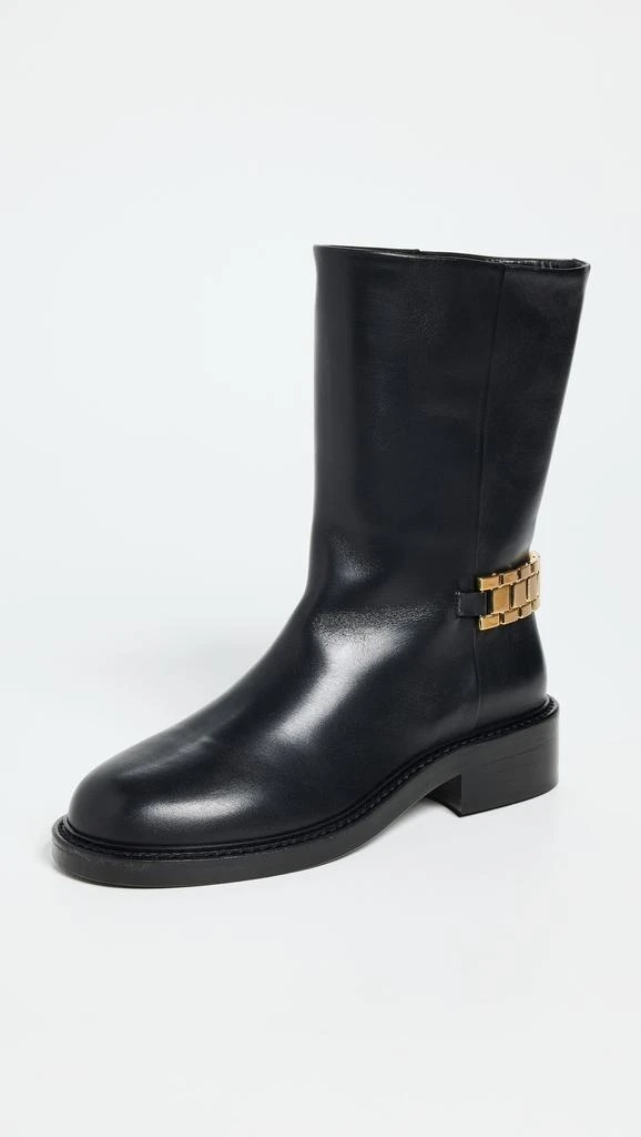 商品Victoria Beckham|Watch Chain Mid Calf Boots,价格¥2705,第1张图片